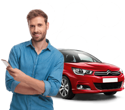 Homme qui cherche une assurance auto