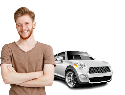 Homme qui cherche une assurance auto